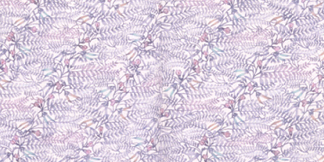 釜我敏子《型絵染着物 春の野》1992年 アローアートワークス Ⓒ1994